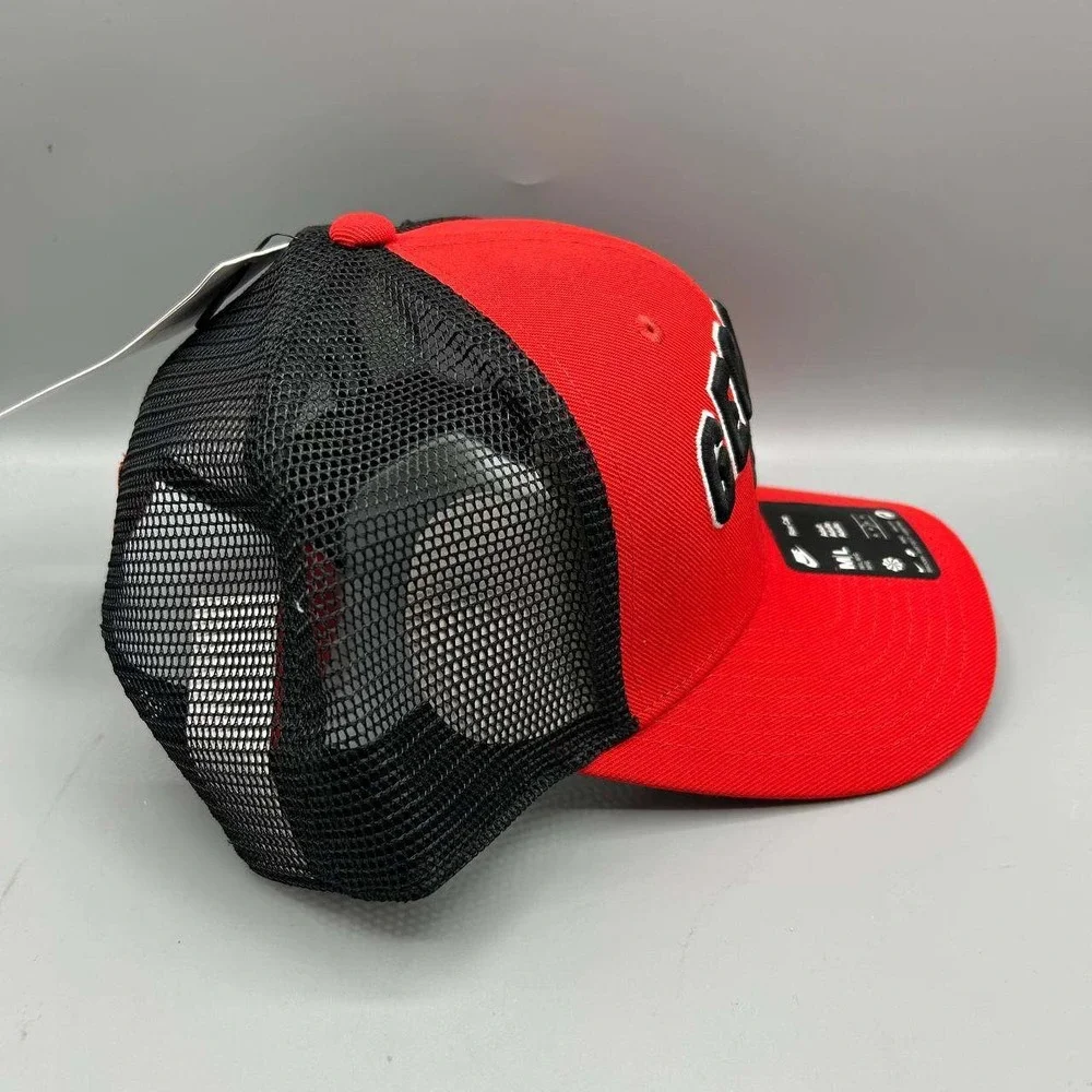 Nike Rise Georgia Bulldogs Dri-Fit Trucker Hat Men M-L Red Snap Back Cap New